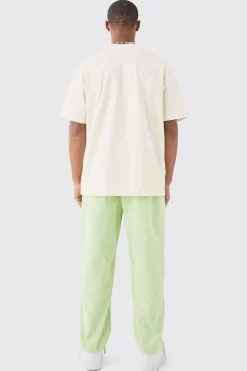 boohooMAN Elasticated Waist Skate Cord Trouser In | UK| Trousers