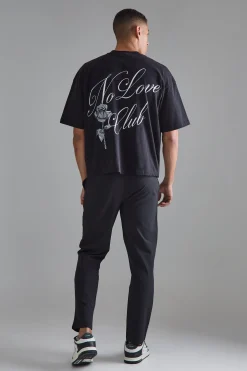 boohooMAN Elasticated Waist Slim Fit Smart Trousers | UK| Suits & Tailoring|Trousers