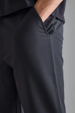 boohooMAN Elasticated Waist Slim Fit Smart Trousers | UK| Suits & Tailoring|Trousers