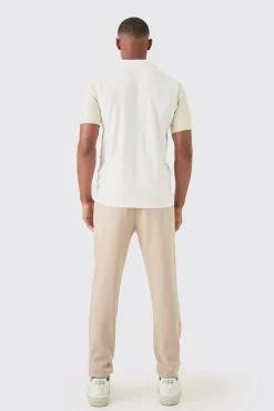 boohooMAN Elasticated Waist Slim Smart Jogger | UK| Trousers