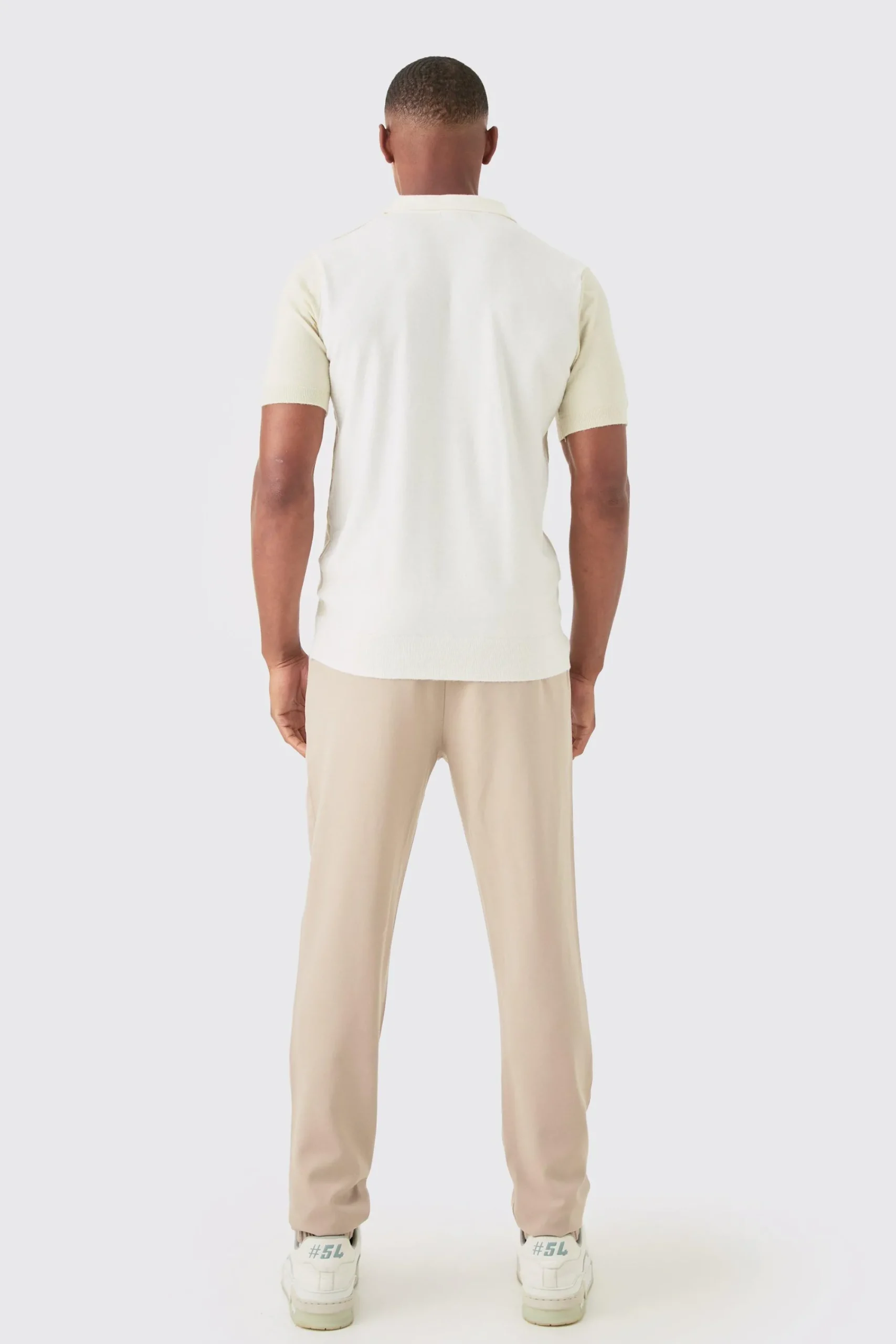 boohooMAN Elasticated Waist Slim Smart Jogger | UK| Trousers