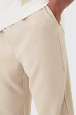 boohooMAN Elasticated Waist Slim Smart Jogger | UK| Trousers