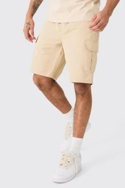 boohooMAN Elasticated Waist Relaxed Fit Cargo Shorts | UK| Shorts