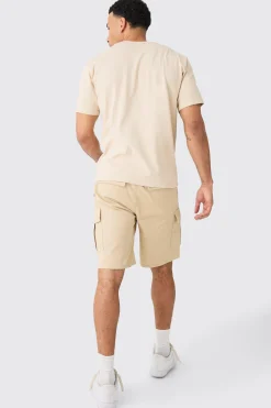 boohooMAN Elasticated Waist Relaxed Fit Cargo Shorts | UK| Shorts