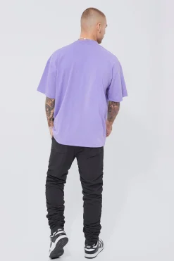 boohooMAN Elasticated Waist Straight Fit Ruched Trouser | UK| Trousers