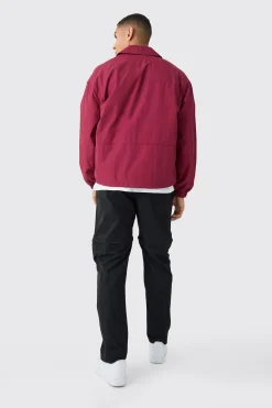 boohooMAN Elasticated Waist Straight Zip Off Trouser | UK| Trousers|Cargos