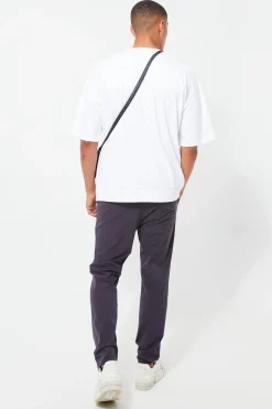 boohooMAN Elasticated Waist Technical Stretch Slim Trouser | UK| Trousers