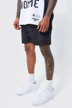boohooMAN Elasticated Waist Toggle Cargo Short | UK| Shorts