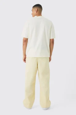 boohooMAN Elasticated Waist Washed Baggy Parachute Trouser | UK| Trousers|Cargos