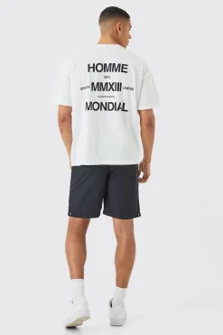 boohooMAN Elasticated Waist Zip Detail Relaxed Shell Short | UK| Shorts