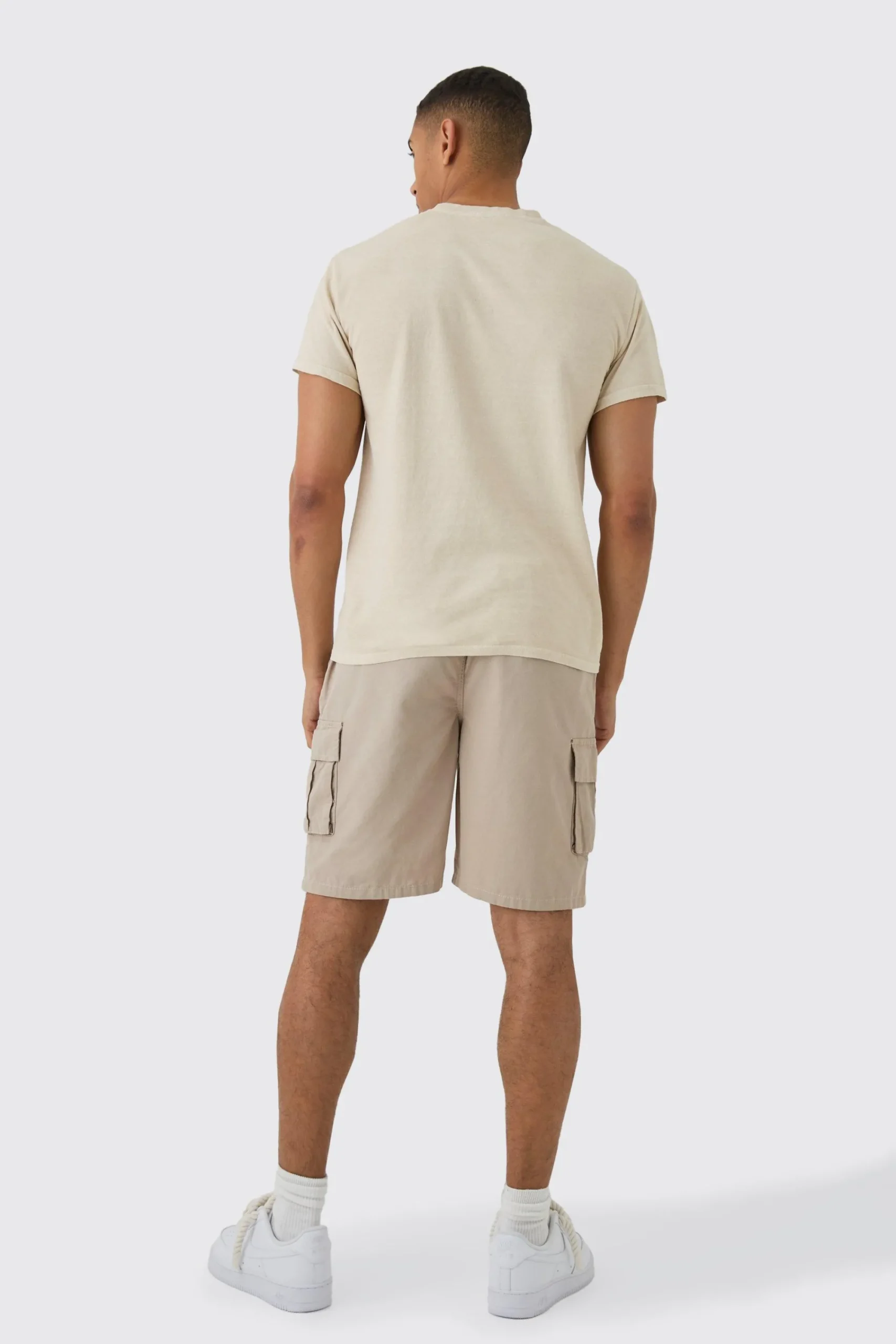 boohooMAN Elasticated Waistband Ripstop Relaxed Cargo Short | UK| Shorts|Sets & Co-Ords