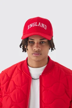 boohooMAN England Embroide Cap In | UK| Hats & Caps
