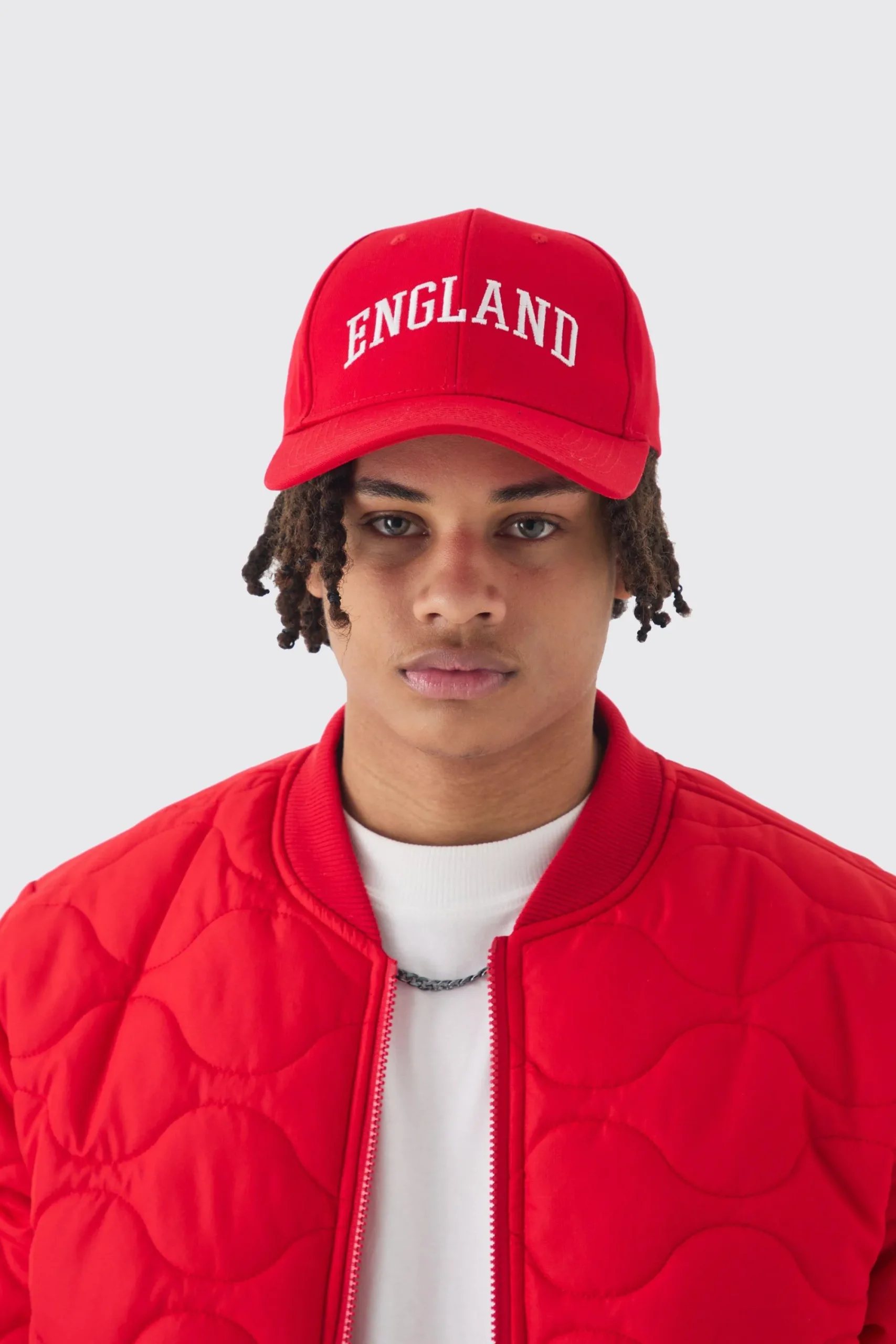 boohooMAN England Embroide Cap In | UK| Hats & Caps