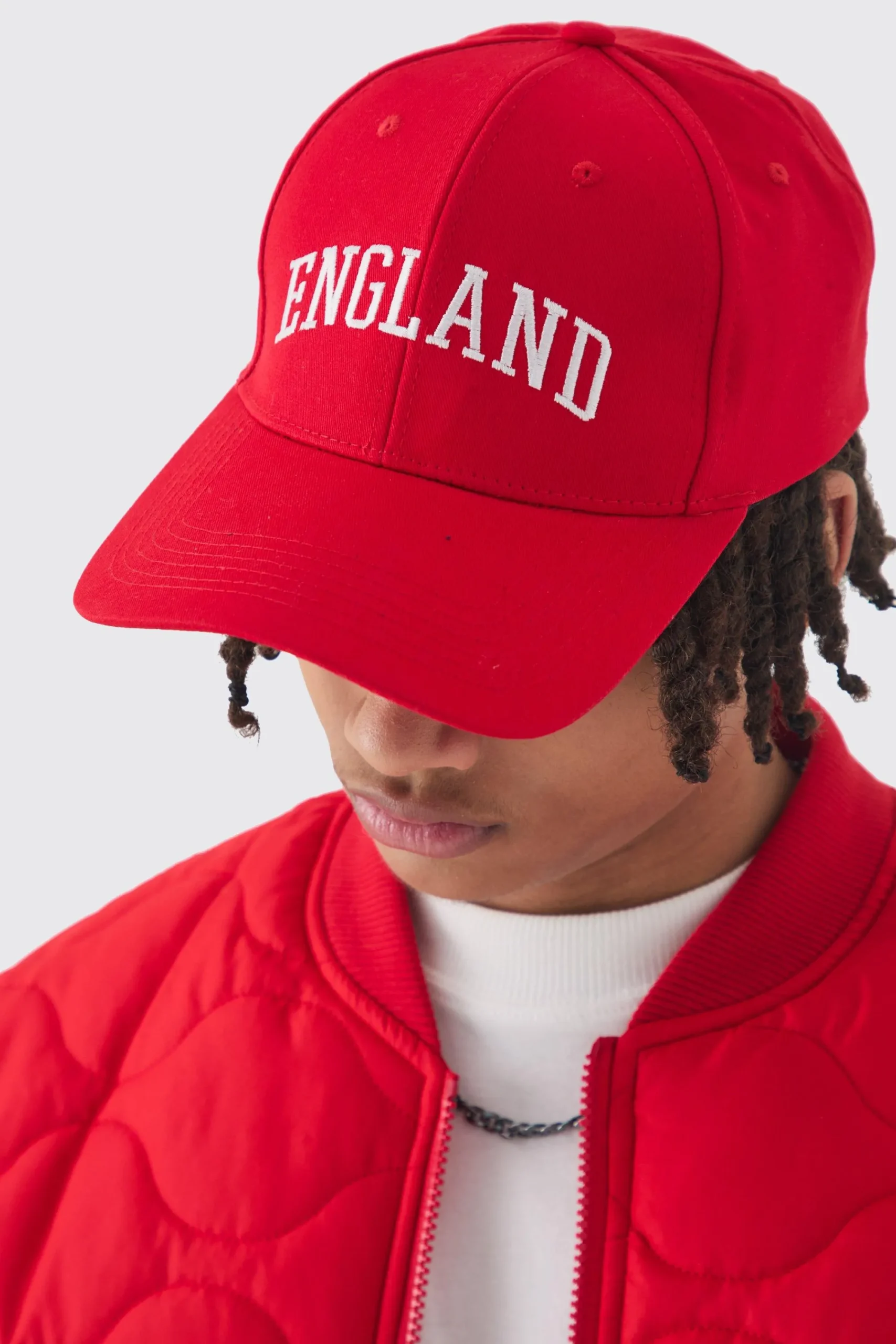 boohooMAN England Embroide Cap In | UK| Hats & Caps