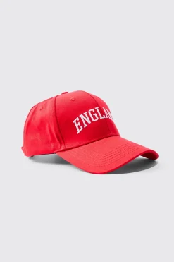 boohooMAN England Embroide Cap In | UK| Hats & Caps