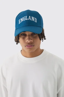 boohooMAN England Embroidered Cap In | UK| Hats & Caps