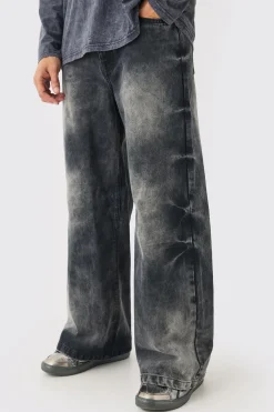 boohooMAN Extreme Baggy Acid Wash Jeans In | UK| Trousers|Jeans