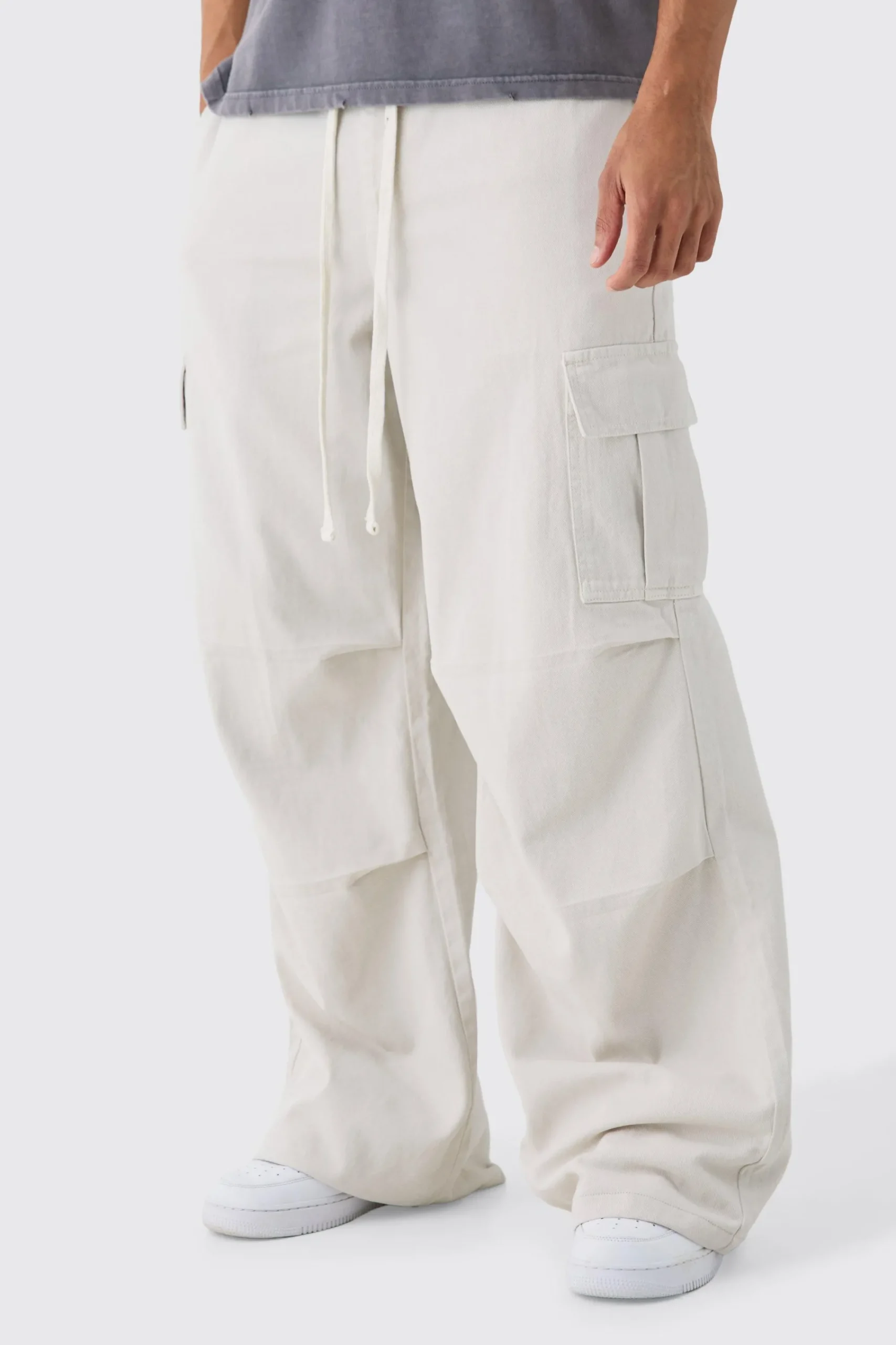 boohooMAN Extreme Baggy Fit Cargo Trousers In | UK| Trousers|Cargos