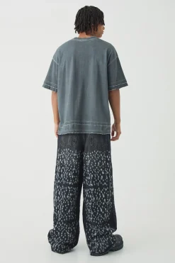 boohooMAN Extreme Baggy Rigid All Over Distressed Jeans | UK| Jeans