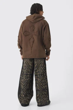 boohooMAN Extreme Baggy Rigid All Over Distressed Jeans | UK| Jeans