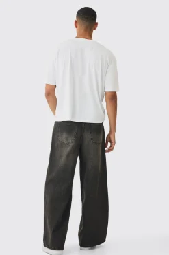 boohooMAN Extreme Baggy Rigid Box Ripped Jeans | UK| Trousers|Jeans