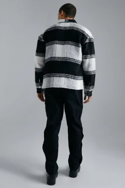 boohooMAN Extreme Heavy Brushed Check Boxy Overshirt | UK| Shirts