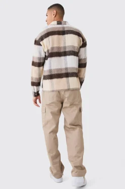 boohooMAN Extreme Heavy Brushed Check Boxy Overshirt | UK| Shirts