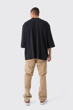 Extreme Oversized Extended Neck Heavy Weight T-shirt | UK^boohooMAN New