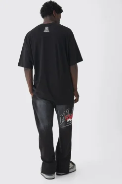 Extreme Oversized Sun Fade Puff Print T-shirt | UK^boohooMAN Discount