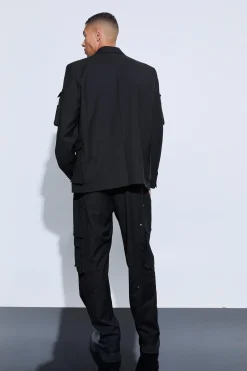boohooMAN Extreme Pocket Oversized Blazer | UK| Suits & Tailoring