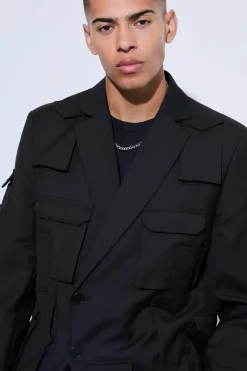 boohooMAN Extreme Pocket Oversized Blazer | UK| Suits & Tailoring