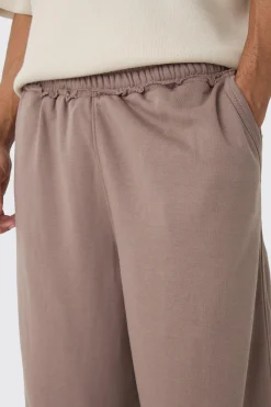 boohooMAN Extreme Wide Leg Raw Edge Loopback Jogger | UK| Trousers|Joggers