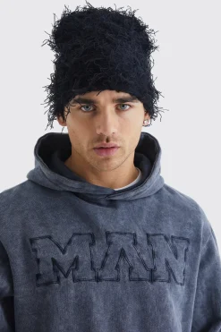 boohooMAN Eyelash Knit Beanie | UK| Hats & Caps