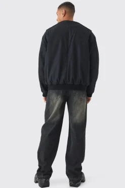 boohooMAN Faux Layer Utility Vest Bomber In | UK| Coats & Jackets