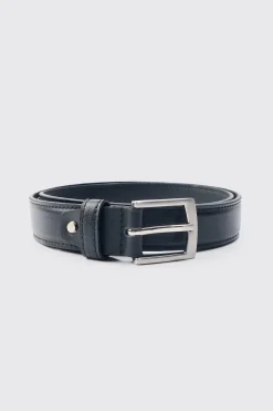boohooMAN Faux Leather Belt In | UK| Belts