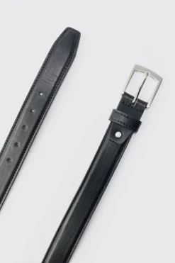 boohooMAN Faux Leather Belt In | UK| Belts