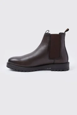 boohooMAN Faux Leather Chelsea Boots | UK| Boots
