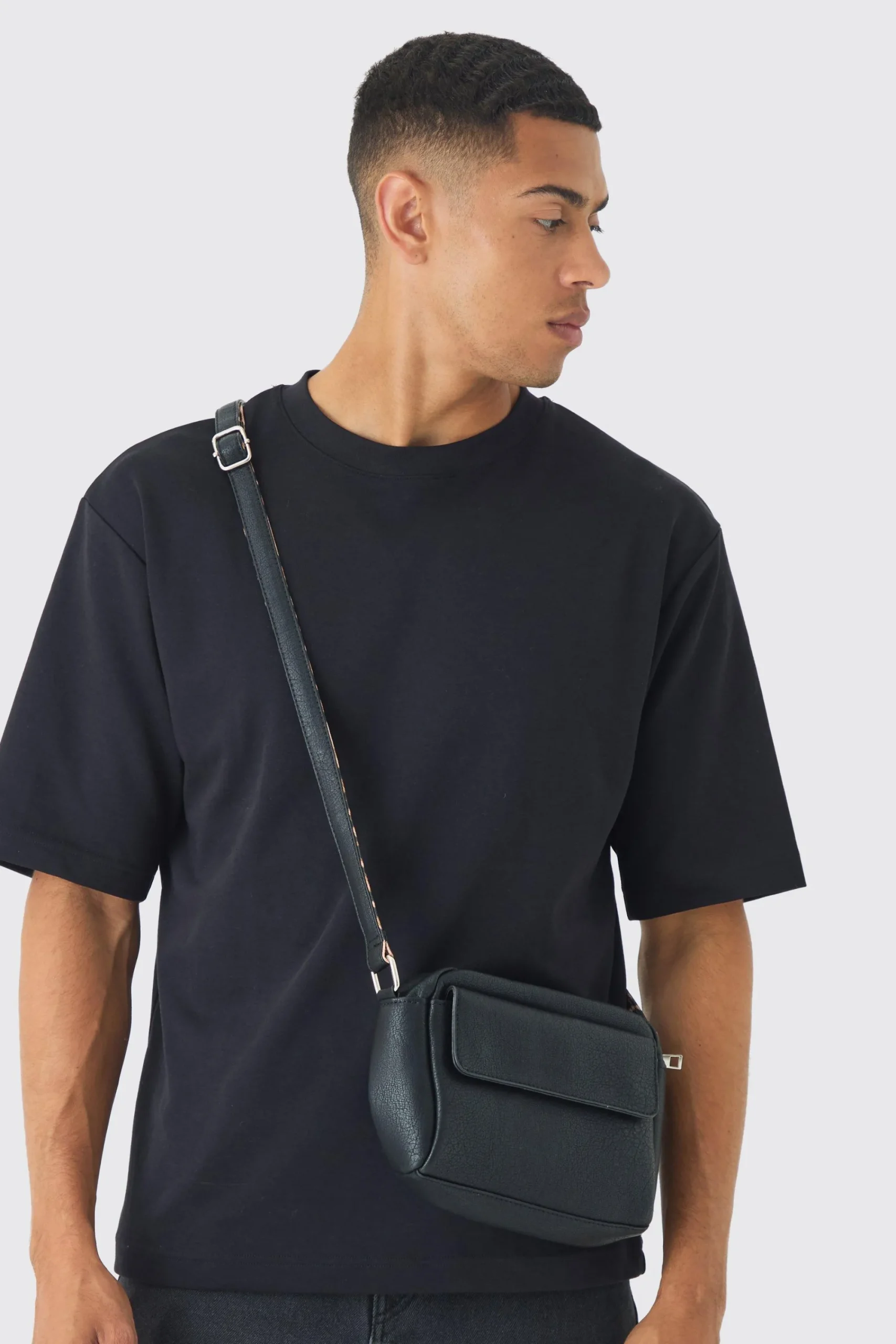 boohooMAN Faux Leather Cross Body Bag In | UK| Bags & Wallets