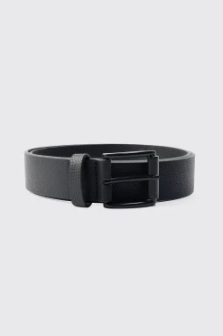 boohooMAN Faux Leather Textured Belt | UK| Belts
