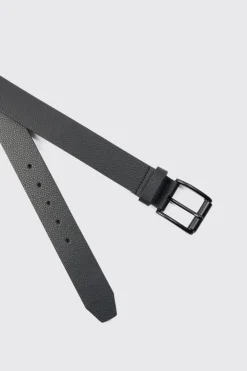 boohooMAN Faux Leather Textured Belt | UK| Belts