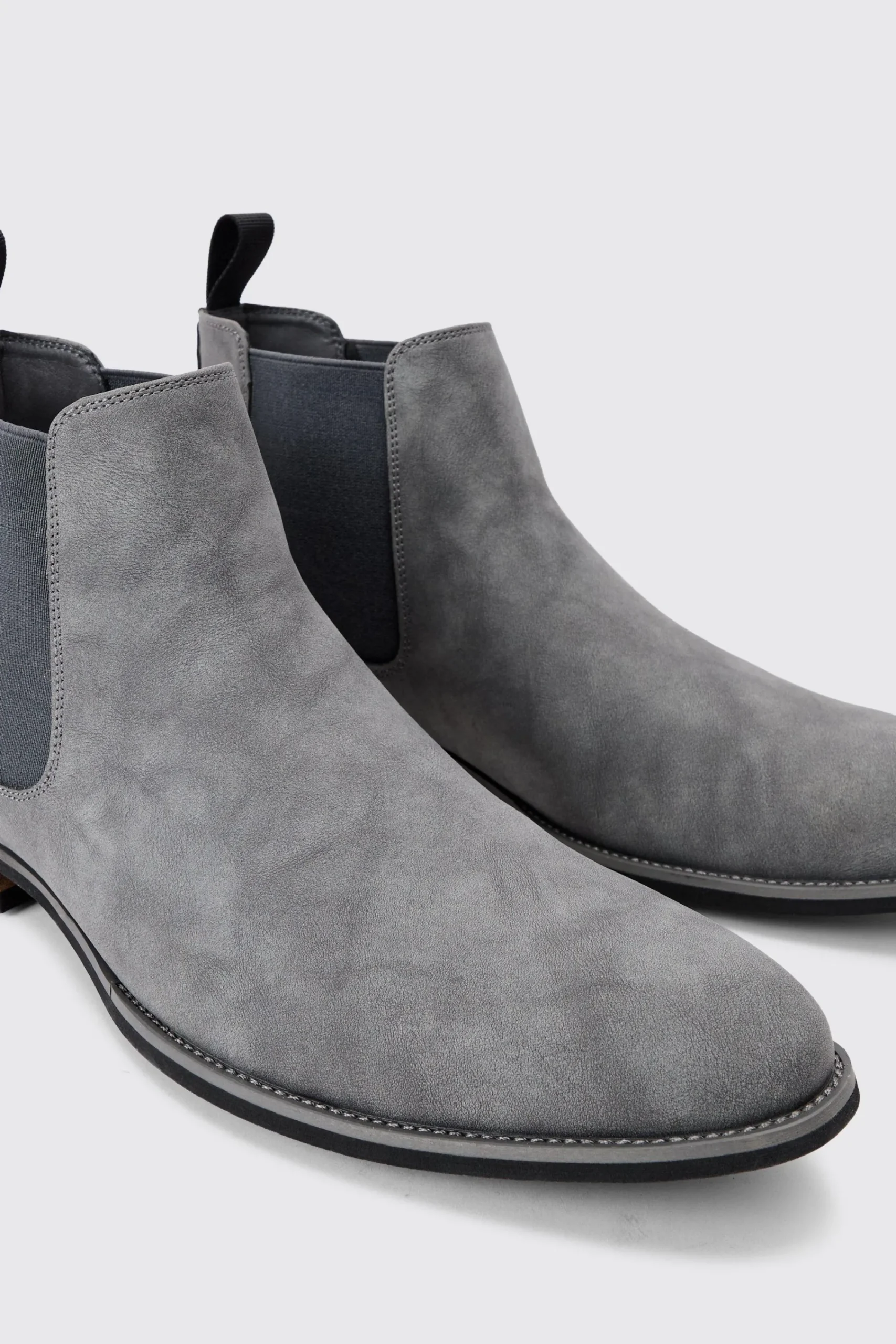 boohooMAN Faux Suede Chelsea Boot In | UK| Boots