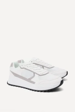 boohooMAN Faux Suede Contrast Trainer | UK| Trainers & Hi-Tops