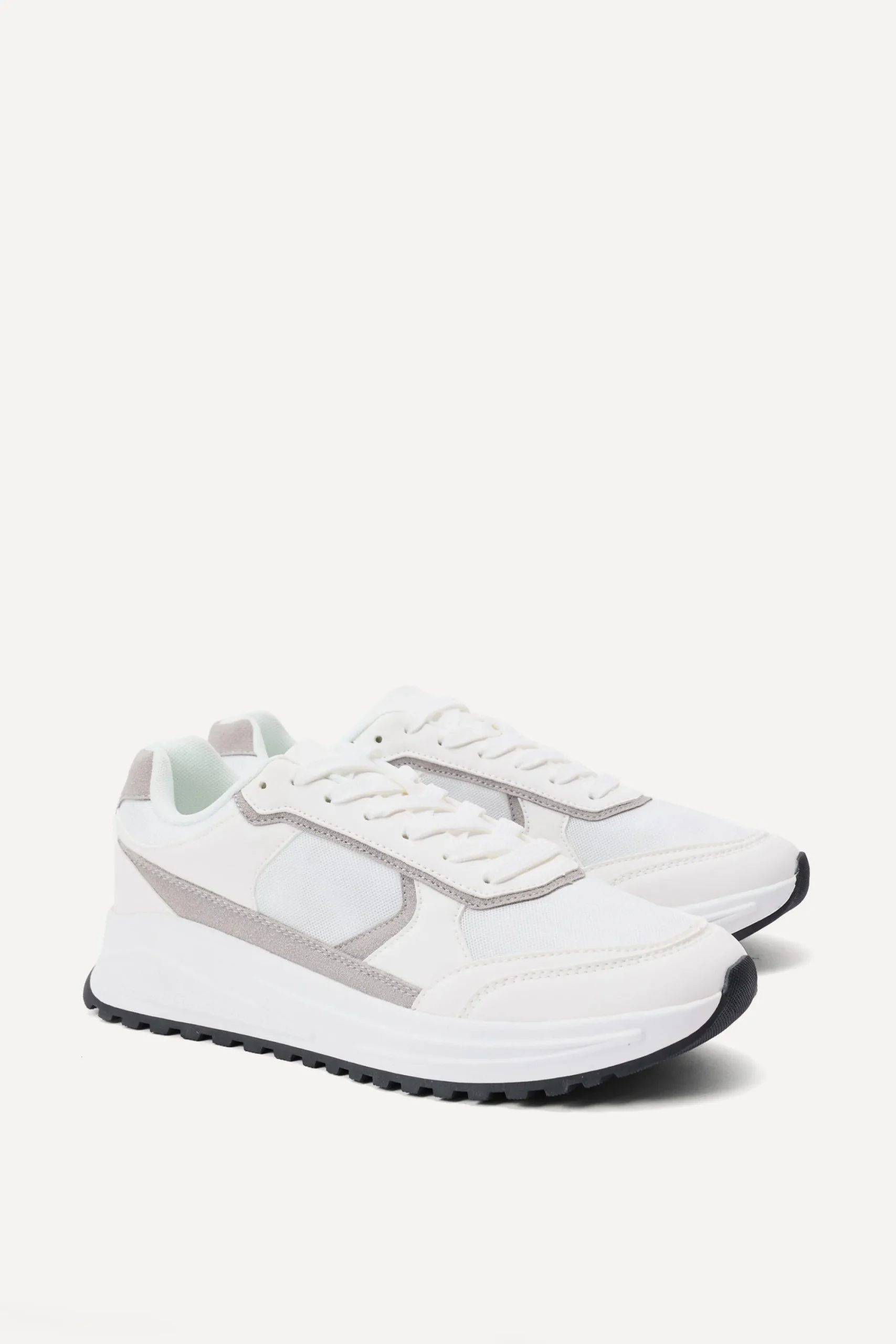 boohooMAN Faux Suede Contrast Trainer | UK| Trainers & Hi-Tops