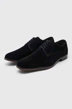 boohooMAN Faux Suede Derby | UK| Smart Shoes