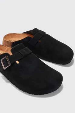 boohooMAN Faux Suede Mule | UK| Sliders & Slippers