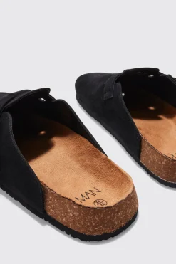 boohooMAN Faux Suede Mule | UK| Sliders & Slippers