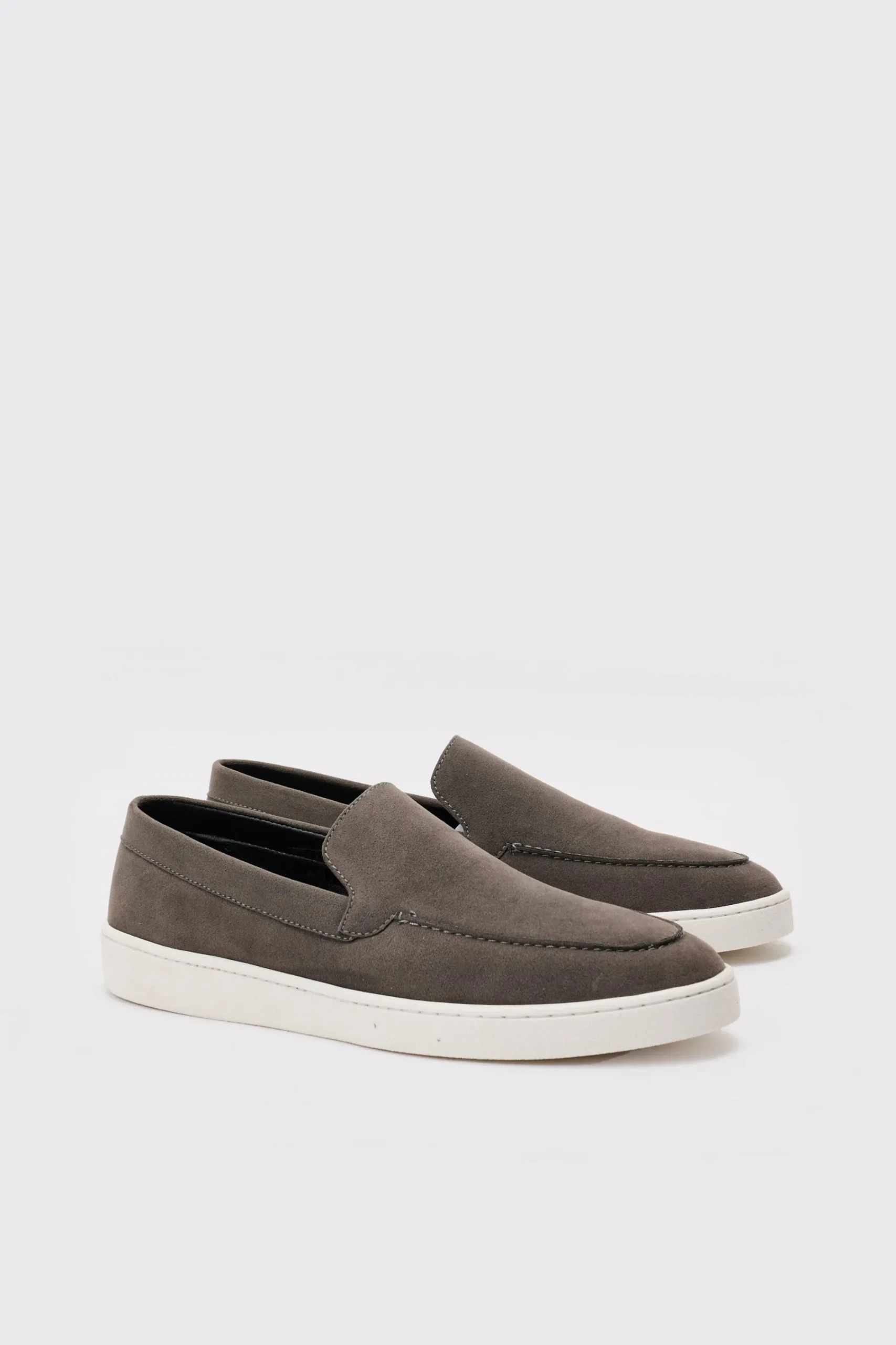 boohooMAN Faux Suede Slip On Loafer In | UK| Smart Shoes