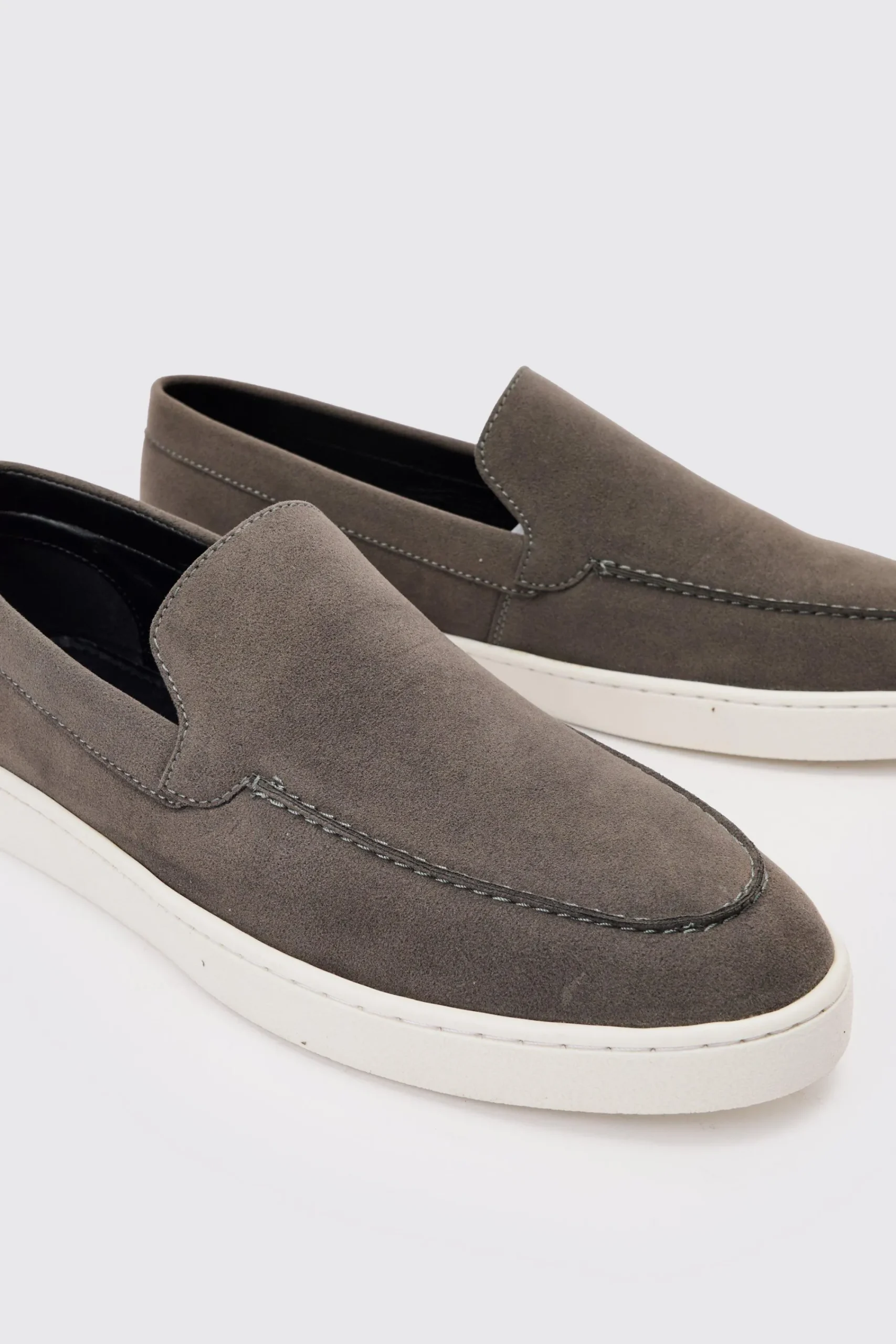 boohooMAN Faux Suede Slip On Loafer In | UK| Smart Shoes