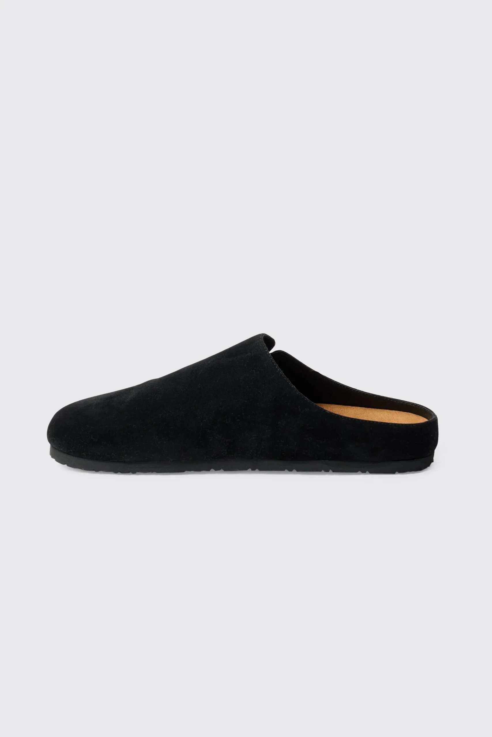 boohooMAN Faux Suede Slip On Mule In | UK| Sliders & Slippers