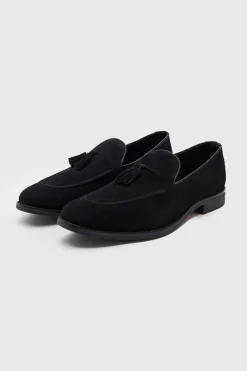 boohooMAN Faux Suede Tassel Loafer | UK| Smart Shoes